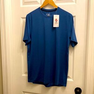 NWT Liberty Pro Blue short sleeve men’s athletic shirt size M
